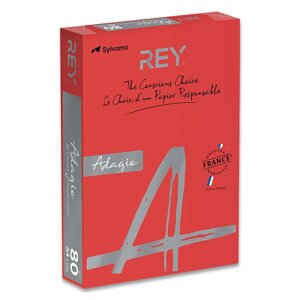 Barevný papír Rey Adagio červený