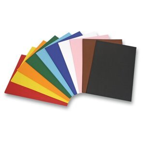 Barevné papíry Folia A4 130 g, 100 archů, 10 barev