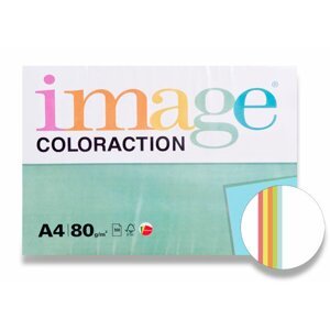Barevný papír Image Coloraction - Mix pastel 80 g, 5 x 20 listů