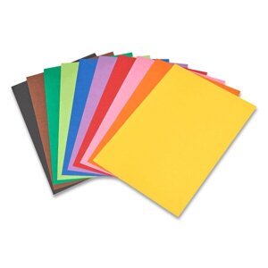 Barevné papíry Duha A4 180 g, 100 listů, 10 barev