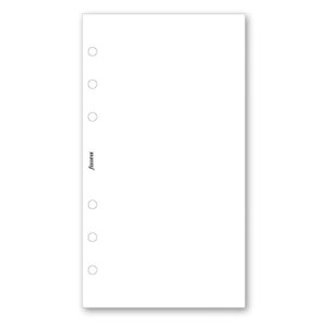 Poznámkový papír, čistý, bílý, 30 listů náplň osobních diářů Filofax