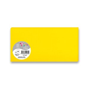 Barevná dopisní karta Clairefontaine žlutá, DL