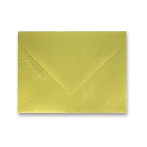 Barevná obálka Clairefontaine zlatá, 75 x 100 mm