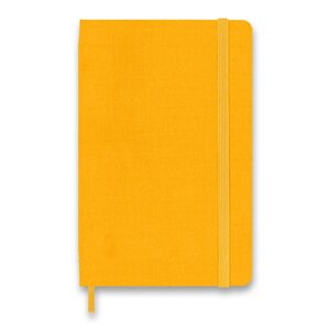 Zápisník Moleskine Silk - tvrdé desky oranžová