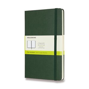 Zápisník Moleskine - tvrdé desky tm. zelený