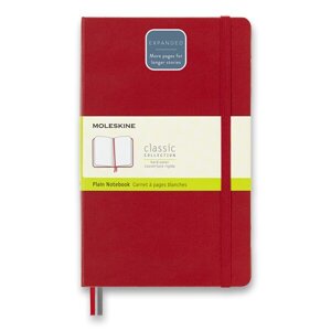 Zápisník Moleskine Expanded - tvrdé desky červený