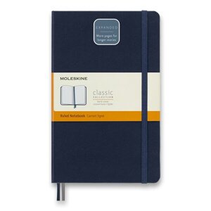 Zápisník Moleskine Expanded - tvrdé desky modrý