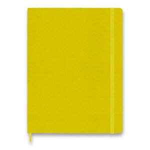 Zápisník Moleskine Silk - tvrdé desky žlutá