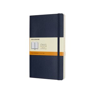 Zápisník Moleskine - měkké desky modrý