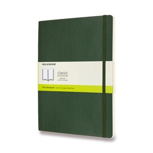 Zápisník Moleskine - měkké desky tm. zelený