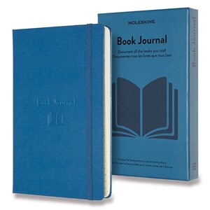 Zápisník Moleskine Passion Books Journal L, modrý