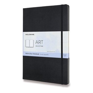 Skicář Moleskine Watercolour Notebook A4, černý