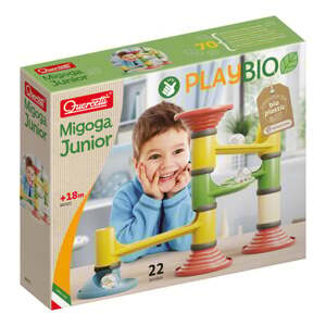Quercetti PlayBio Migoga Junior Bioplastová kuličková dráha (22 kusů)