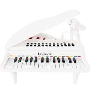 LEXIBOOK Disney Ice Queen 2 - 31klávesové piano s mikrofonem pro zpěv