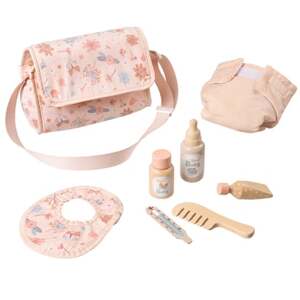 howa ® Přebalovací taška pro panenky mini flower s včetně 7 doplňků