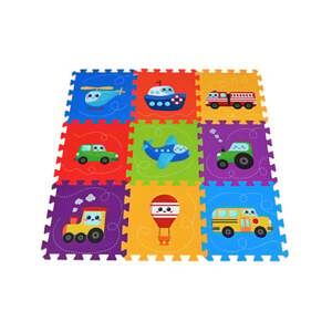 knorr toys® Podložka na puzzle vozidel, 9 dílků