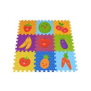 knorr toys® Podložka na puzzle s ovocem, 9 dílků