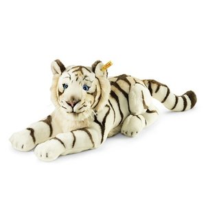 STEIFF Bharat, Bílý tygr, 43 cm, ležící
