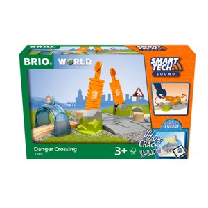 BRIO ® Smart Tech Sound Adventure Železniční přejezd