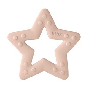 BIBS kousĂˇtko Baby Bitie Blush Star od 3 mÄ›sĂ­cĹŻ