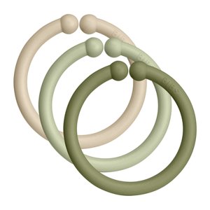BIBS Loops Vanilla/Sage/ Olive 12 kusů