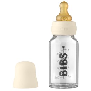 Bibs Baby Bottle skleněná láhev 110 ml, slonová kost