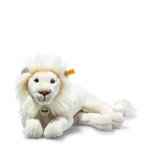 Steiff Lion Timba bílá ležící, 43 cm