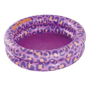 Swim Essential s Print ed Baby Pool Purple Leopard 60 cm 2 kroužky