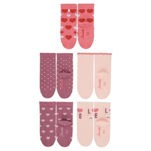 Sterntaler Ponožky 5-pack růžové