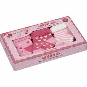 COPPENRATH SPIEGELBURG Dětské ponožky, růžové - BabyGlück (3 páry), jedna velikost