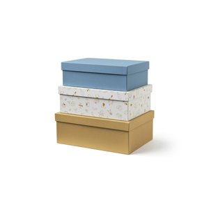 Kids Concept ® Úložné boxy 3 ks modré