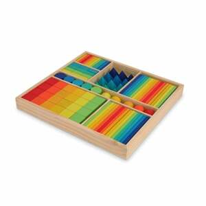 Kinderfeets ® Dřevěné bloky - Rainbow
