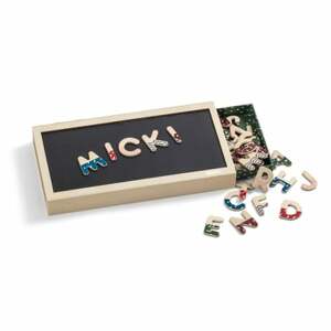 Micki Magnetická písmena + krabička, Senses