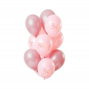 Balónky latexové růžové 12 ks Albi