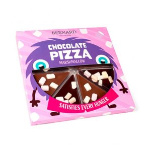 Čokoládová pizza - Marshmallow Bernard Chocolatier