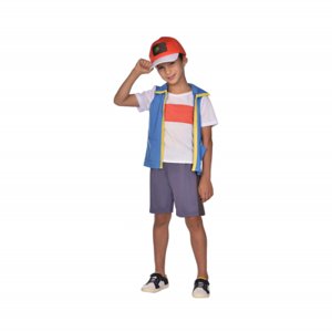 Kostým dětský Pokémon Ash vel. 6-8 let Albi