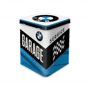 Plechová dóza - BMW Garage Nostalgic-Art